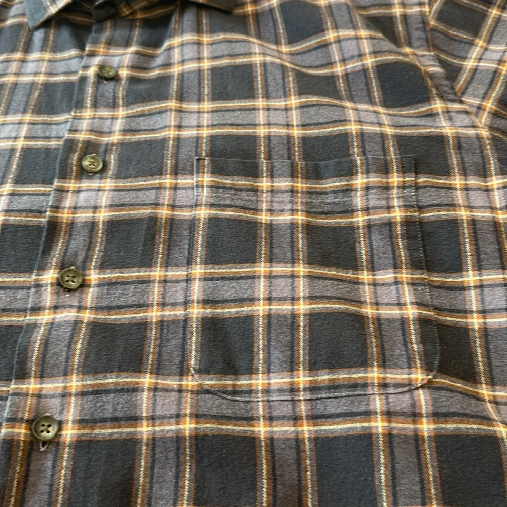 PAUL STUART COTTON FLANNEL MENS SHIRT SIZE L - Picture 3 of 8